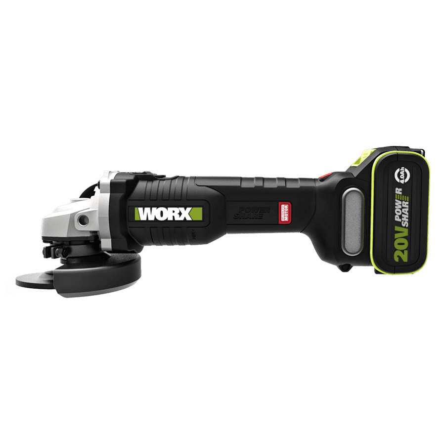 MÁY MÀI GÓC DÙNG PIN 20V 100MM WU808.9 - WORX GREEN