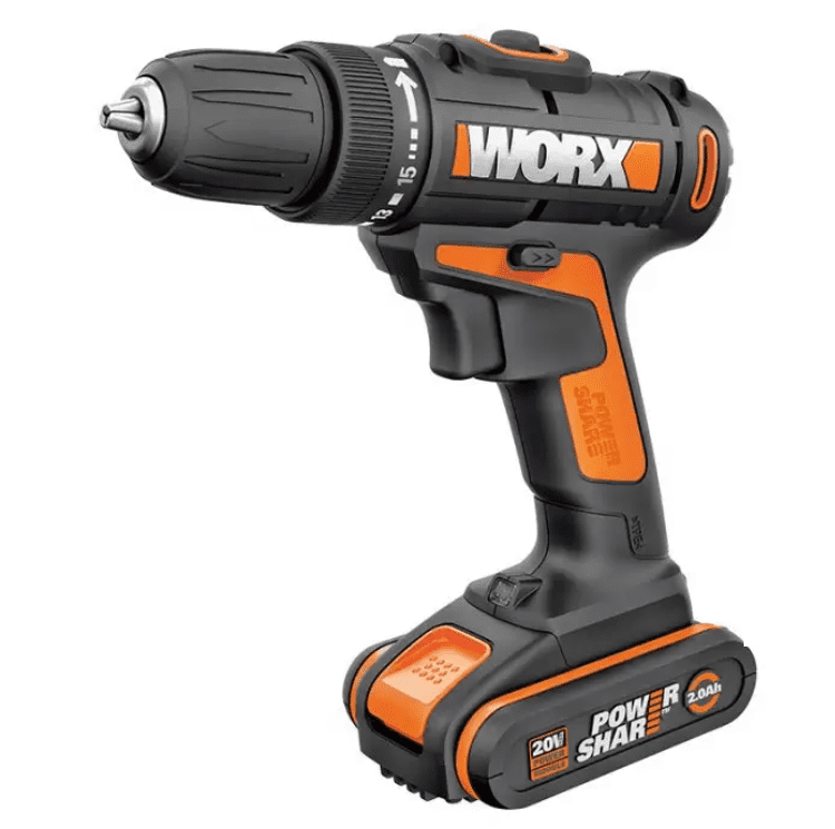 MÁY KHOAN VẶN VÍT DÙNG PIN LI-ION 20V WX101.3 - WORX ORANGE