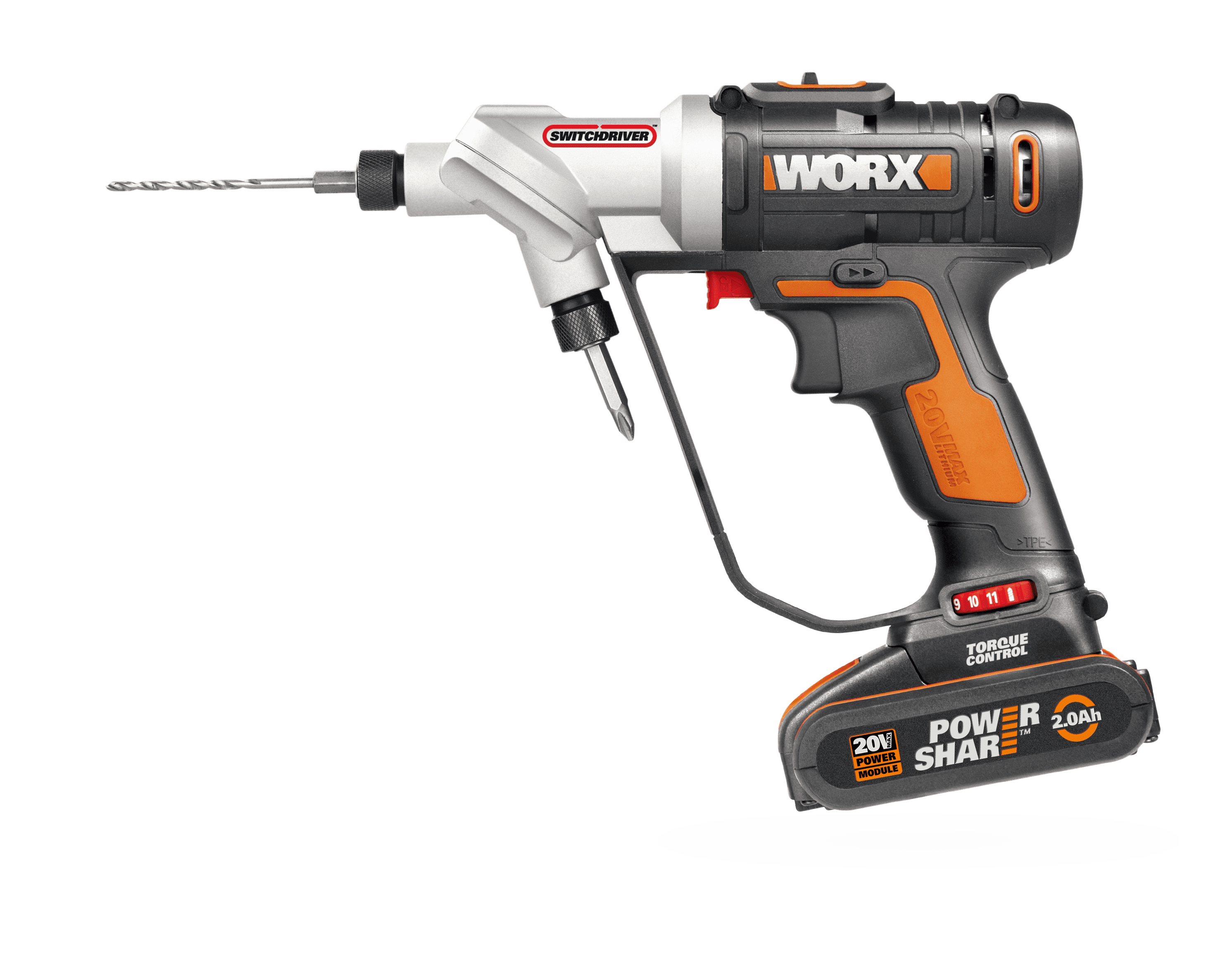 MÁY KHOAN VẶN VÍT DÙNG PIN LI-ION 20V WX176 - WORX ORANGE