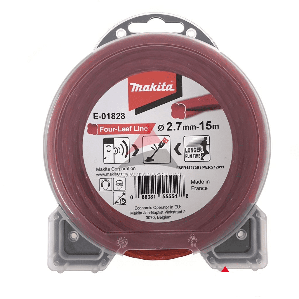 DÂY CƯỚC CẮT CỎ MÀU ĐỎ MAKITA (2.7MMx15M) (E-01828)