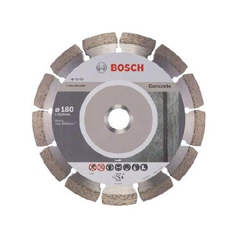 ĐĨA CẮT KIM CƯƠNG BOSCH  180X22.2MM BÊ TÔNG 2608602199