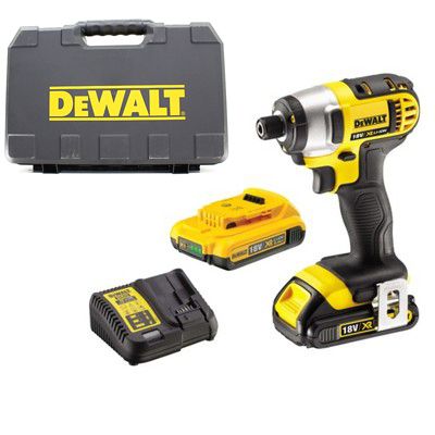 MÁY BẮT VÍT PIN 20V DEWALT DCF850D2 (2 pin 2.0ah + 1 sạc, vali)