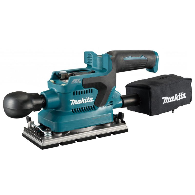 MÁY CHÀ NHÁM RUNG DÙNG PIN 18V MAKITA DBO381Z (93X185MM/AWS/BL)