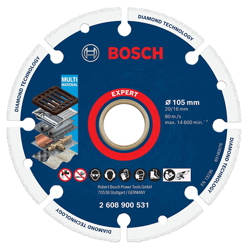 ĐĨA CẮT SẮT KIM CƯƠNG 100MM BOSCH 2608900531