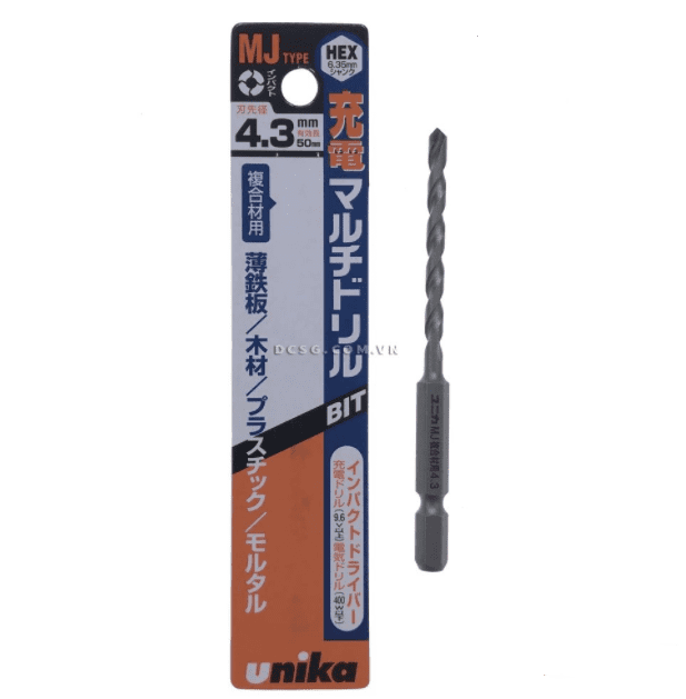 MŨI KHOAN ĐA NĂNG CHUÔI LỤC GIÁC UNIKA MJ4.3X95mm