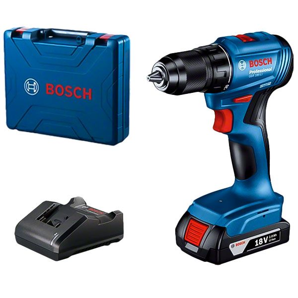 MÁY KHOAN VẶN VÍT DÙNG PIN 18V BOSCH GSR 185-LI 06019K30K1 (1 pin, 1 sạc)