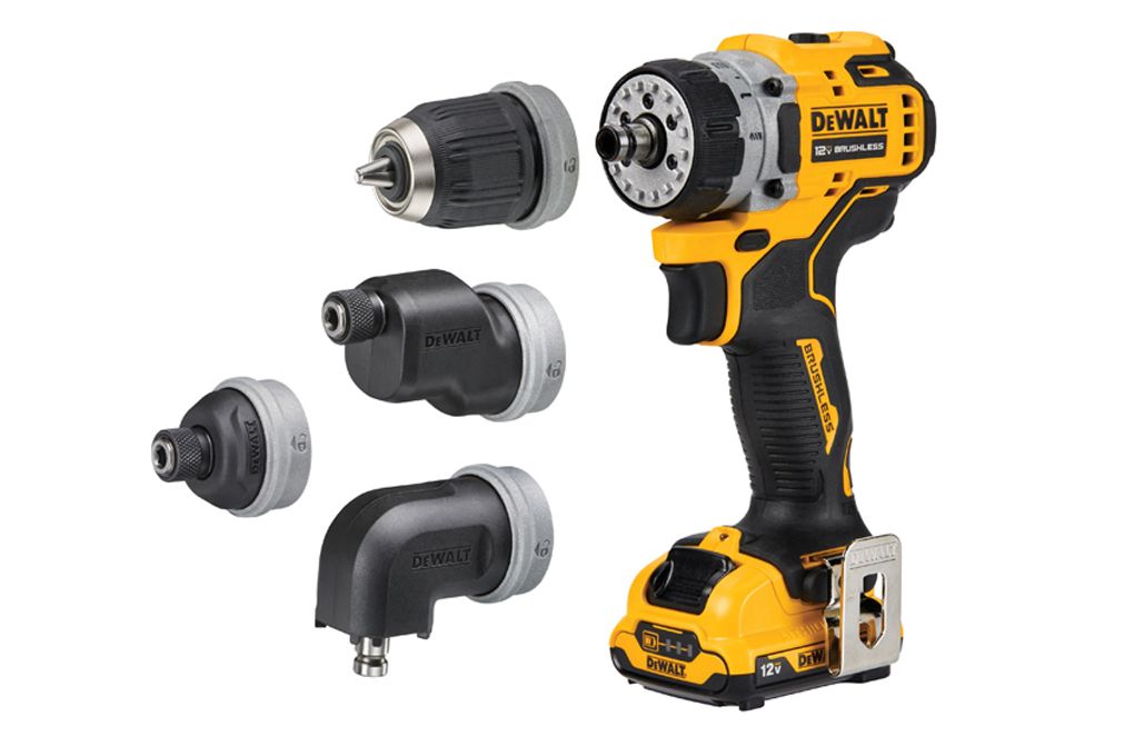 MÁY KHOAN VẶN VÍT DÙNG PIN 4 ĐẦU DEWALT 12V DCD703D2-B1