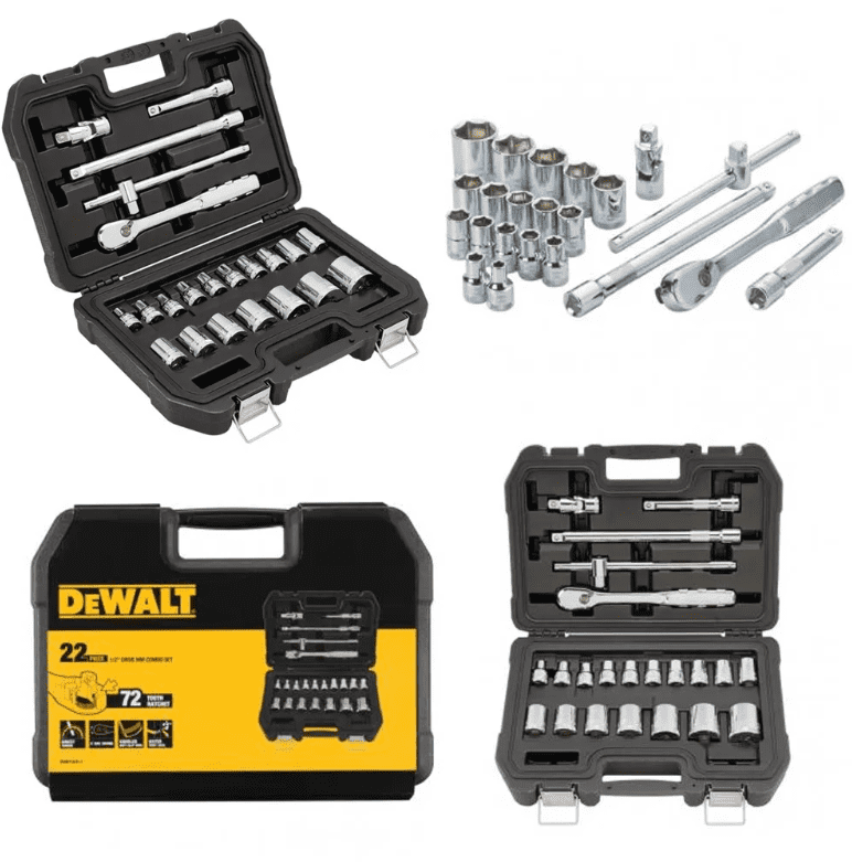 BỘ KHẨU VẶN TAY 1/2 INCH 22 CHI TIẾT DEWALT MODEL: DWMT19241-1