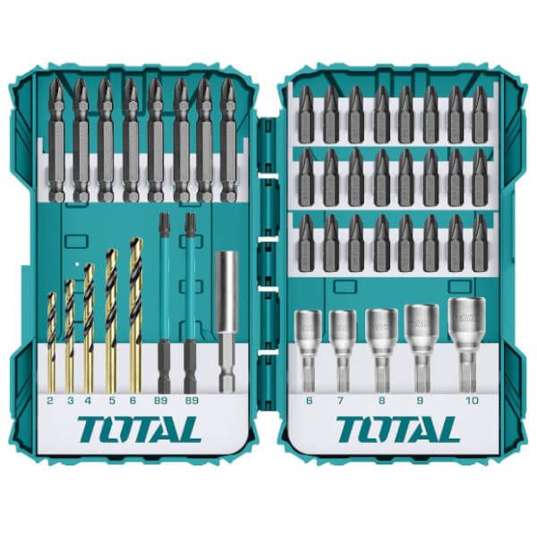 BỘ 45 MŨI SIẾT VÍT TOTAL TACSDL24502