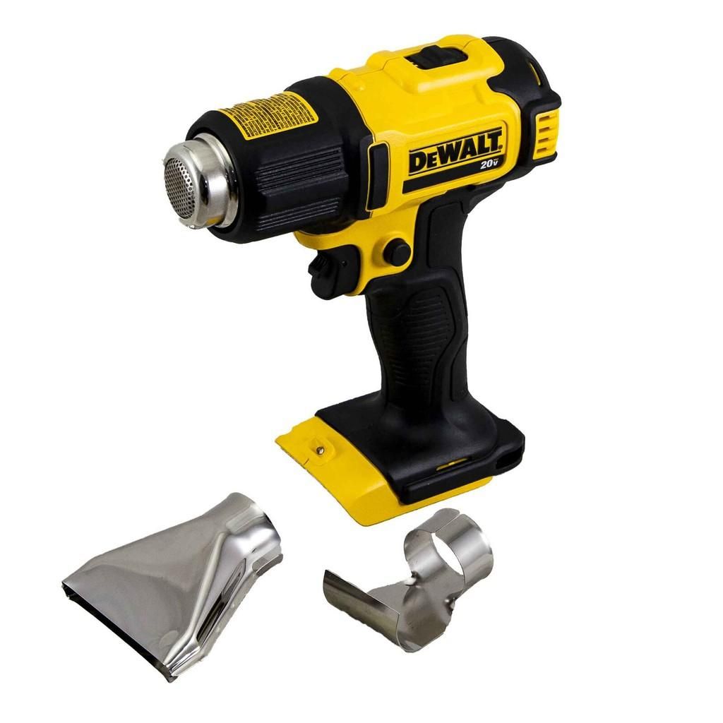 MÁY THỔI HƠI NÓNG DÙNG PIN 18V DEWALT DCE530D2 - Máy, Sạc, 2pin*2Ah Túi vải