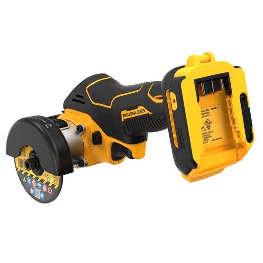 MÁY CẮT CẦM TAY 20V DEWALT DCS438BP2 - Máy, Sạc, 2pin*5Ah Túi vải