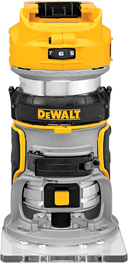 MÁY PHAY CẦM TAY DÙNG PIN 18V DEWALT DCW600D2 - Máy, Sạc, 2pin*2Ah Túi vải