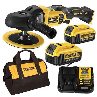 MÁY ĐÁNH BÓNG CẦM TAY 18V DEWALT DCM849M2 - Máy, Sạc, 2pin*4Ah Túi vải