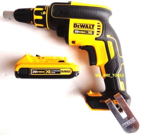 MÁY BẮT  VÍT THẠCH CAO DÙNG PIN 18V DEWALT DCF620D2 - Máy, Sạc, 2pin*2Ah Túi vải