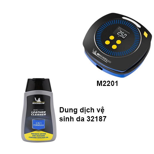 COMBO MICHELIN MÁY BƠM MINI M2201 - DUNG DỊCH VỆ SINH VÀ BẢO DƯỠNG 32187