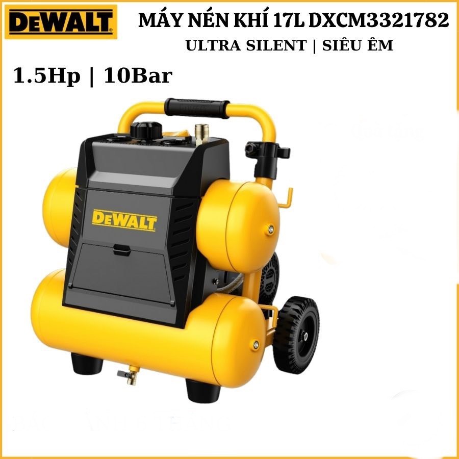 MÁY NÉN KHÍ KHÔNG DẦU DEWALT DXCM3321782 (1.5HP - 17L)