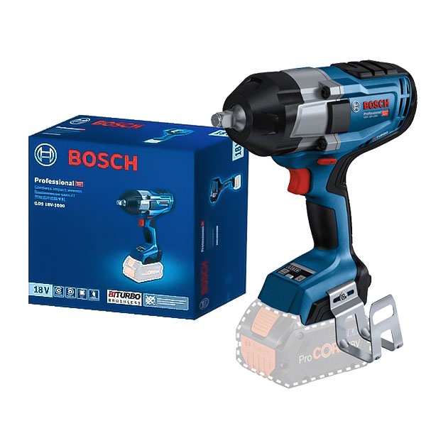 MÁY SIẾT BU LÔNG DÙNG PIN 18V BOSCH GDS 18V-1000 (SOLO)