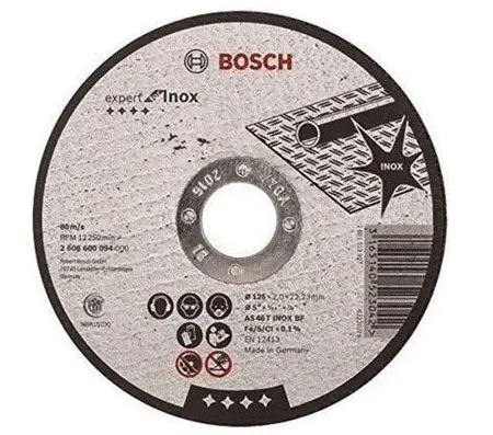 ĐÁ CẮT INOX 125X2X22.2MM BOSCH 2608600094