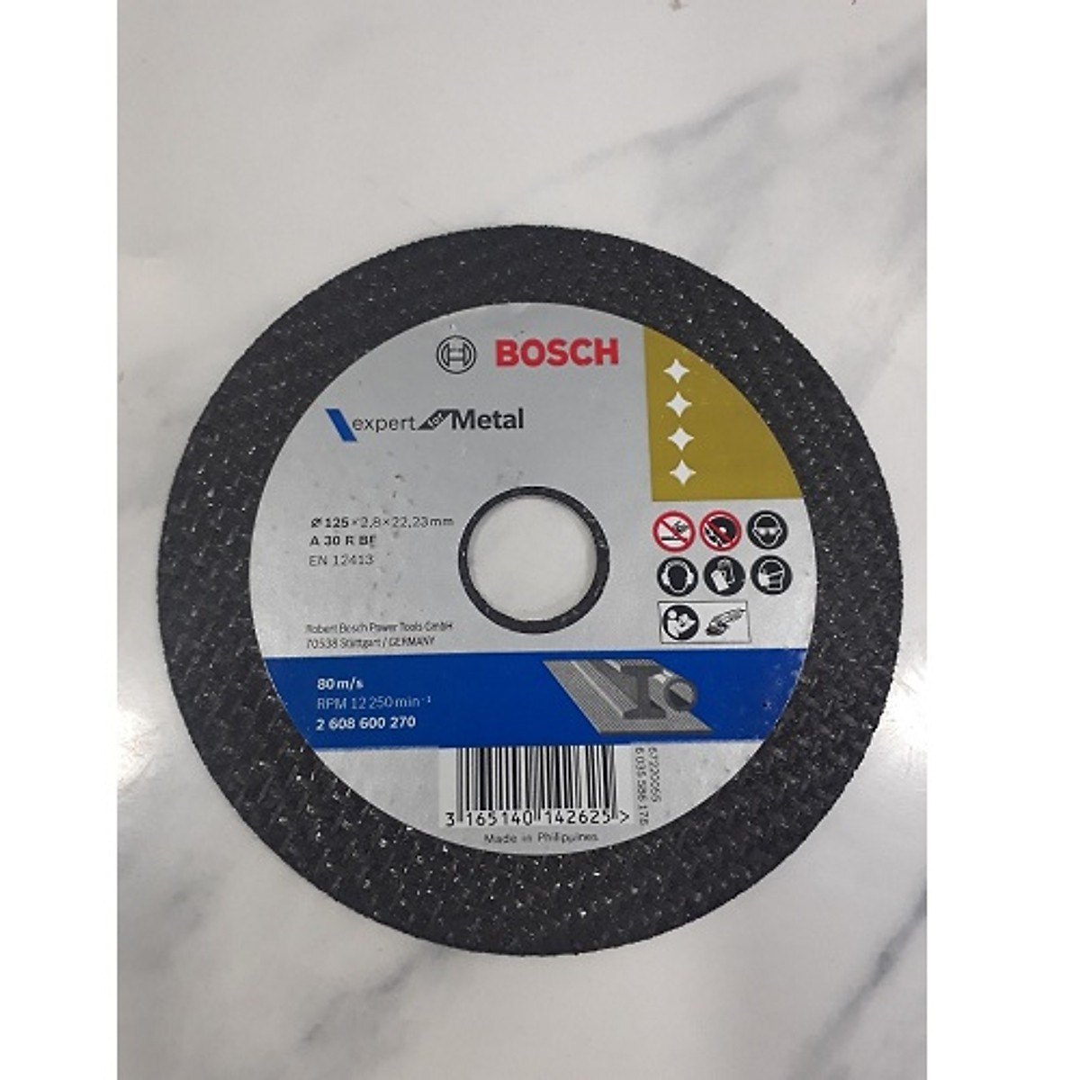 ĐÁ CẮT SẮT 125X2.8X22.2MM BOSCH 2608600270