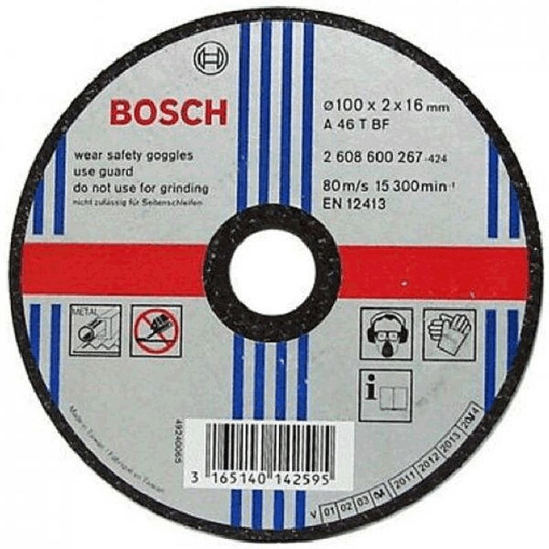 ĐÁ CẮT SẮT 100X2X16MM BOSCH 2608600267