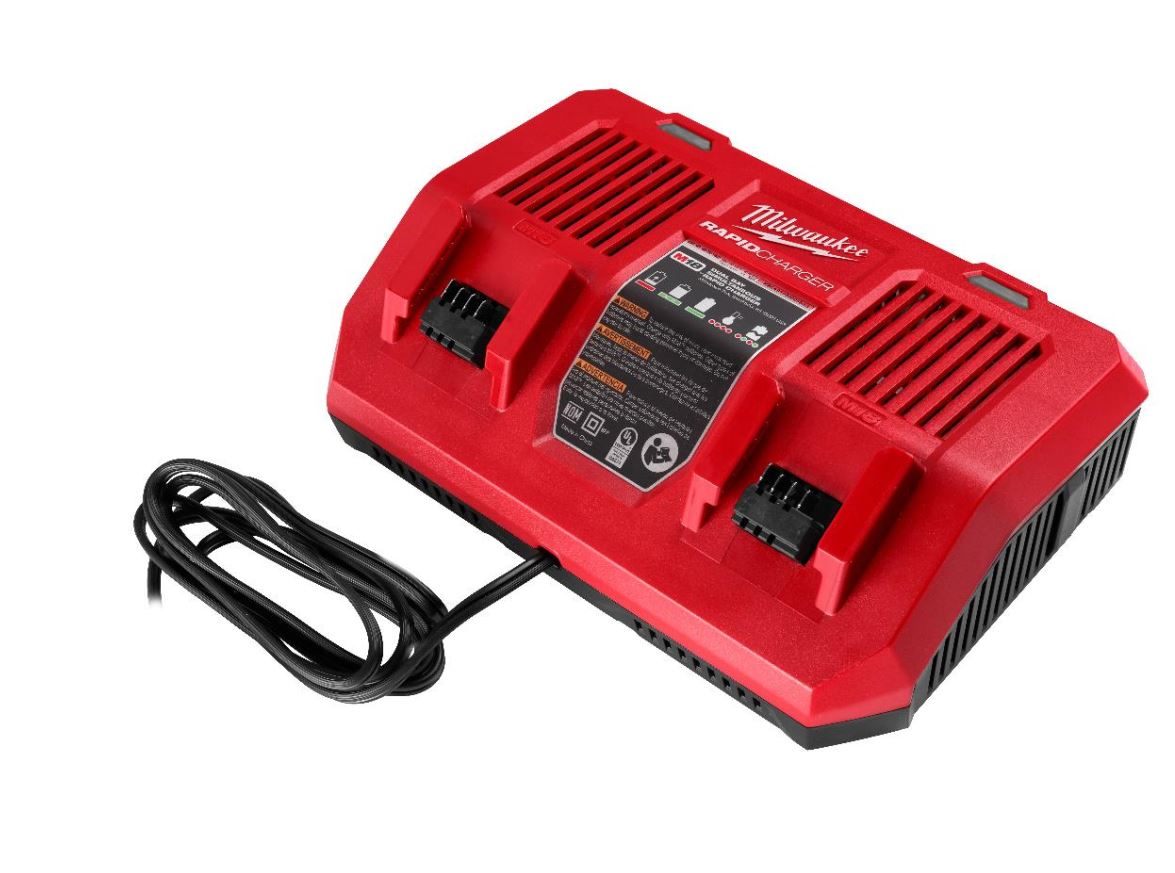 TRẠM SẠC NHANH 2 CỔNG MILWAUKEE M18 DFC