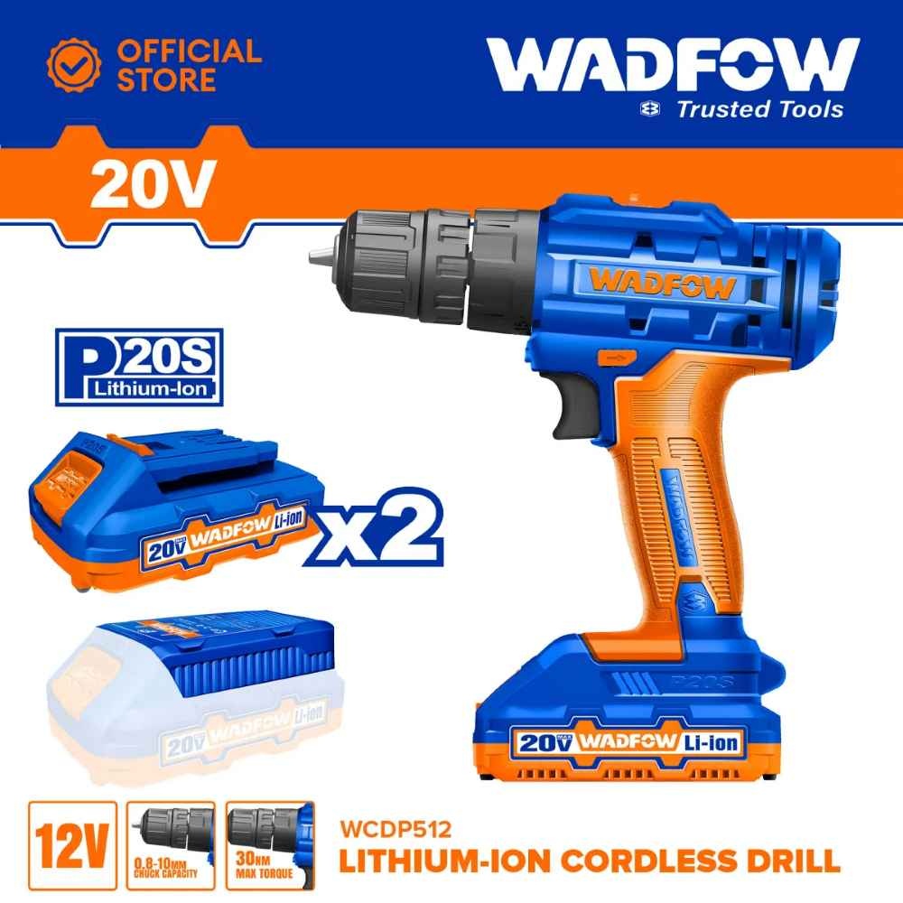 MÁY SIẾT VÍT DÙNG PIN LITHIUM- ION 20V WADFOW WCD2512