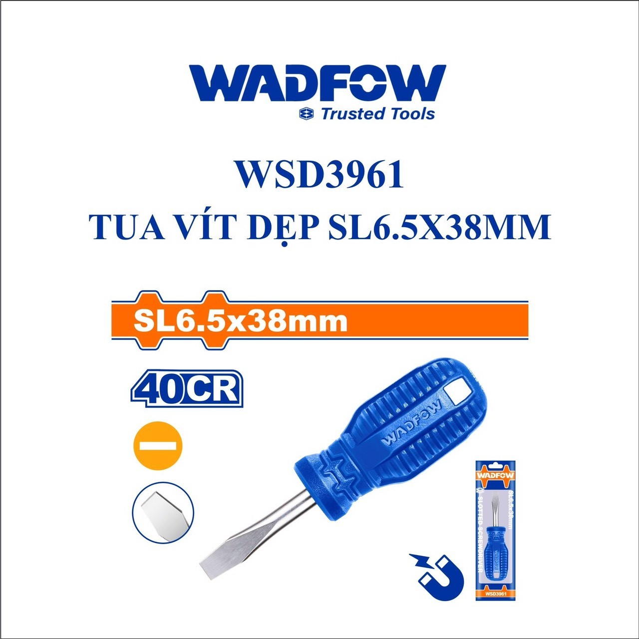 TUA VÍT DẸP SL6.5X38MM WADFOW WSD3961