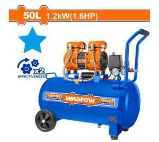 MÁY NÉN KHÍ KHÔNG DẦU 1200W 50L WADFOW WAP1A25