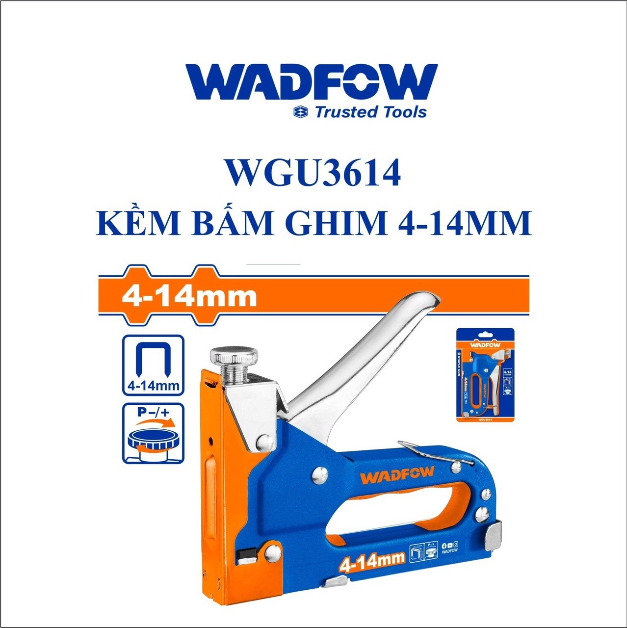 KỀM BẤM GHIM 4-14MM WADFOW WGU3614