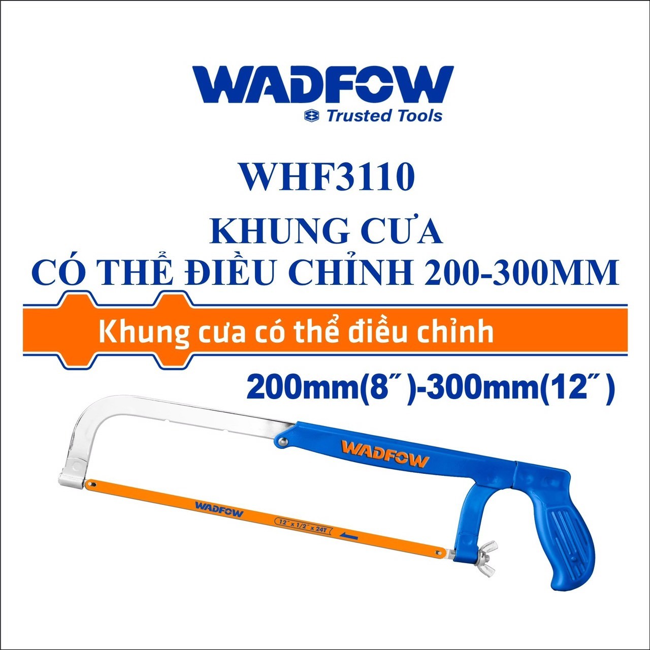 KHUNG CƯA CÓ THỂ ĐIỀU CHỈNH 200-300MM WADFOW WHF3110