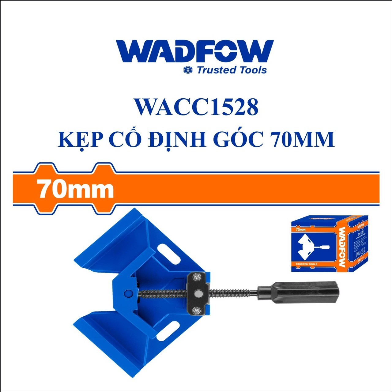 KẸP CỐ ĐỊNH GÓC 70MM WADFOW WACC1528