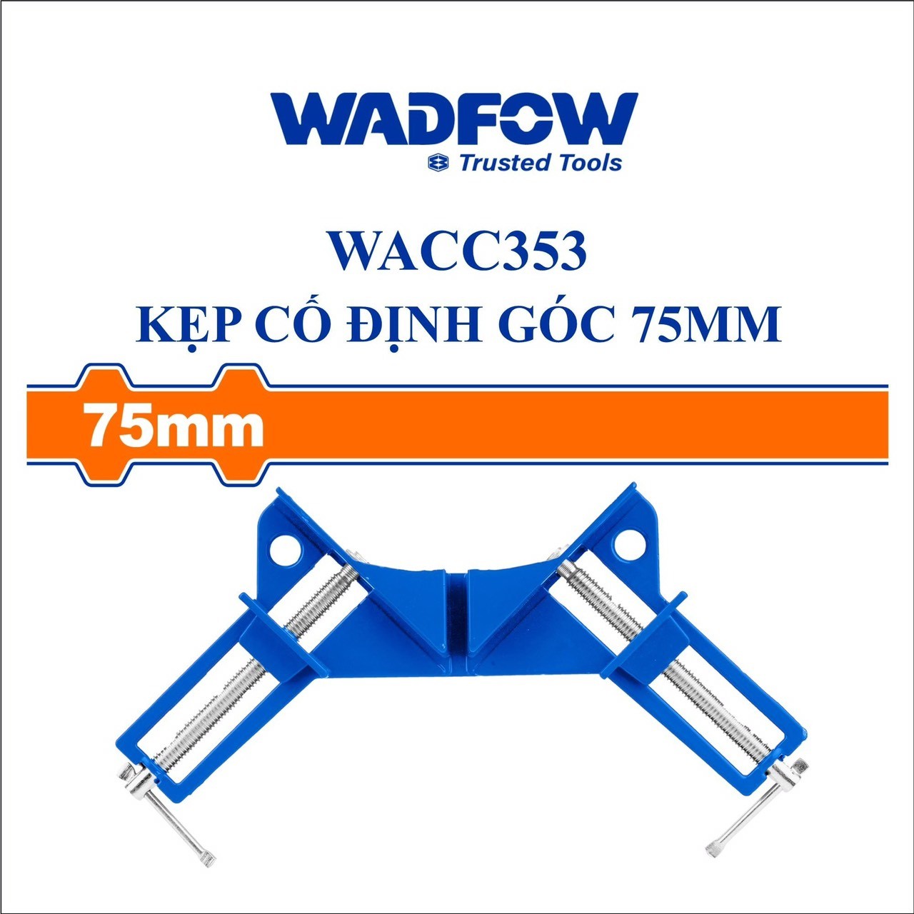 KẸP CỐ ĐỊNH GÓC 75MM WADFOW WACC353