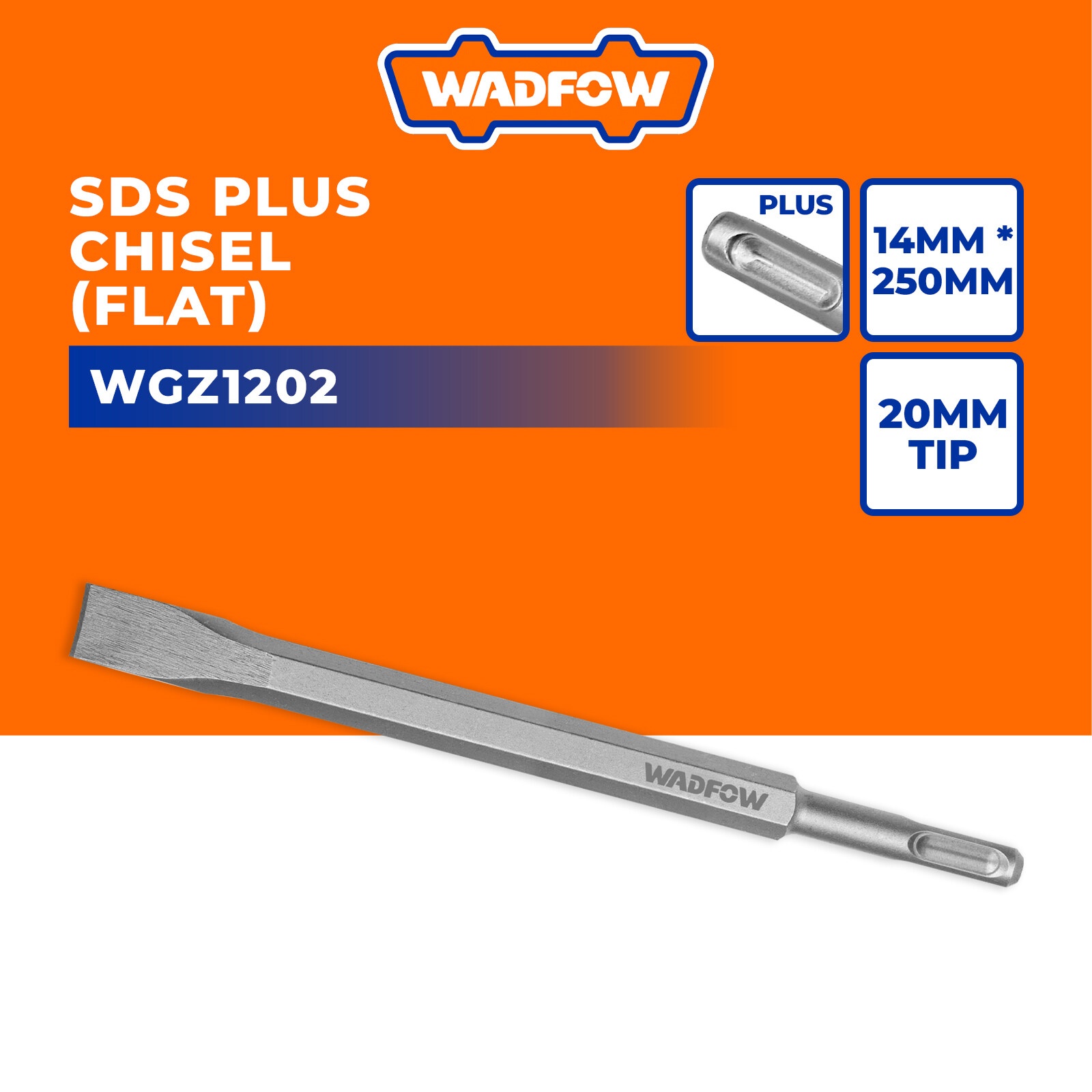 MŨI ĐỤC DẸP ĐUÔI GÀI 14X250X20MM WADFOW WGZ1202