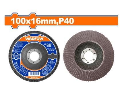 NHÁM XẾP NÂU 100X16MM, P40 WADFOW WYL4301