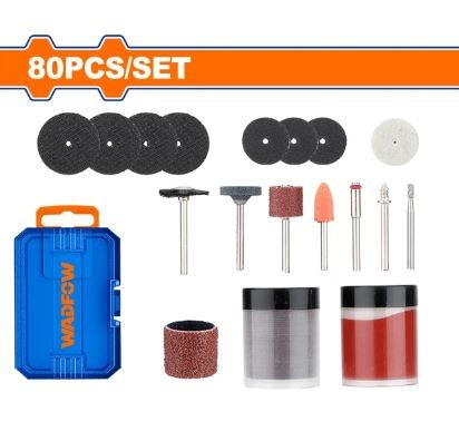 BỘ 80 MÓN PHỤ KIỆN MÀI MINI WADFOW WRR7080