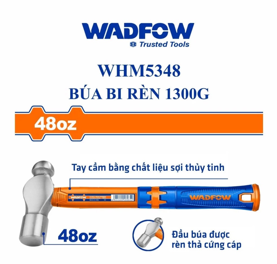 BÚA ĐẦU TRÒN 1300G WADFOW WHM5348