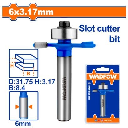 MŨI PHAY GỖ CẮT RÃNH 6X6X3MM WADFOW WRG4402