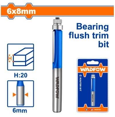 MŨI PHAY GỖ THẲNG BI DƯỚI 6X6X8MM WADFOW WRG7402