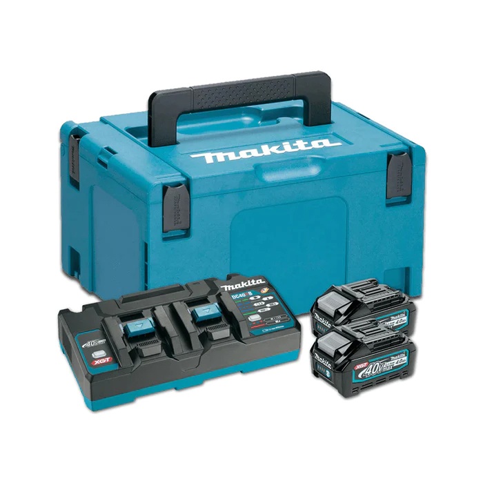 BỘ PIN SẠC (BL4040*2+DC40RB+MAKPAC) MAKITA 191U00-8