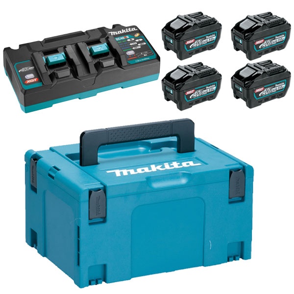 BỘ PIN SẠC (BL4050F*4+DC40RB+MAKPAC) MAKITA 191U42-2