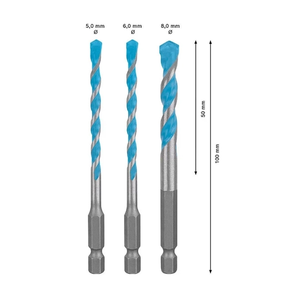 MŨI KHOAN ĐA NĂNG HEX-9 (5/6/8) BOSCH 2608900584