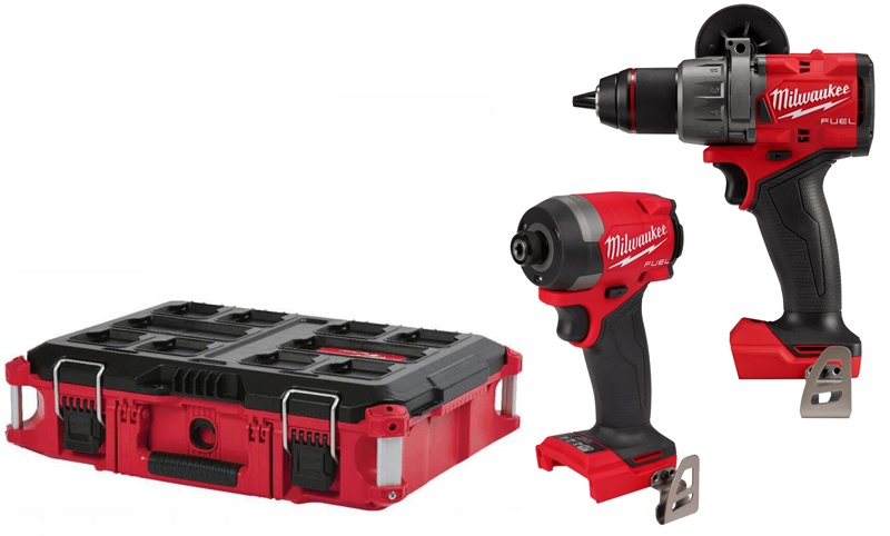 COMBO MÁY KHOAN ĐỘNG LỰC VÀ MÁY VẶN VÍT MILWAUKEE M18 FPP2A3-0P0 ASIA