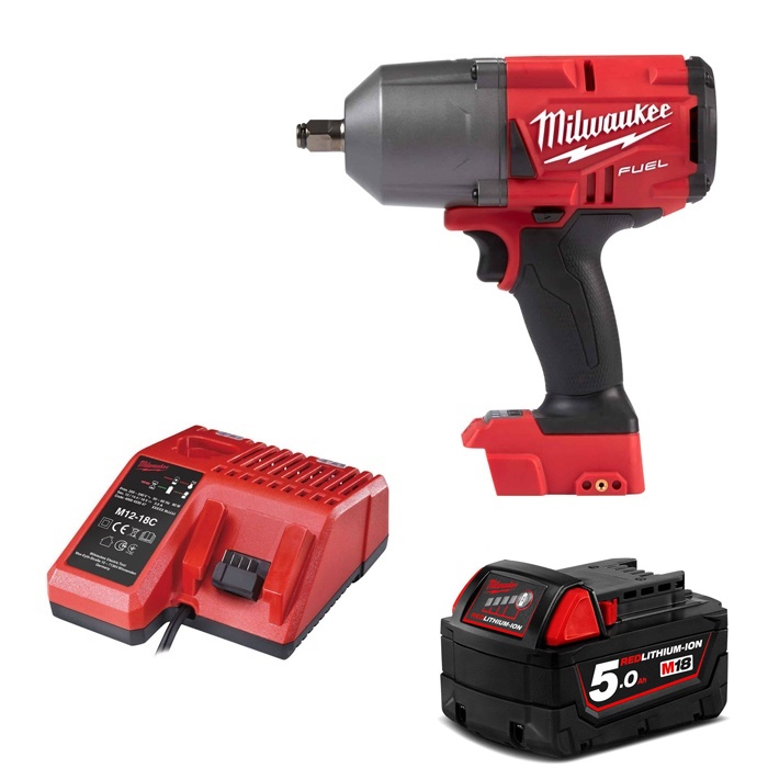 RED COMBO - MÁY VẶN BULONG PIN 18V MILWAUKEE M18 FHIWF12-0X