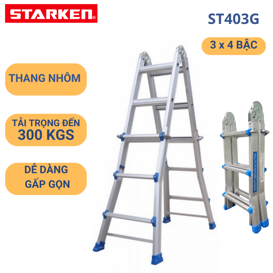 THANG NHÔM TRƯỢT CHỮ A STARKEN ST403G