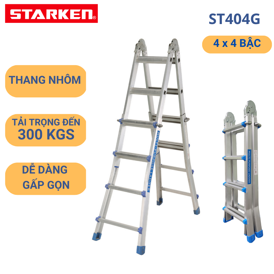 THANG NHÔM TRƯỢT CHỮ A STARKEN ST404G