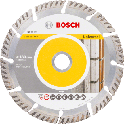 ĐĨA CẮT KIM CƯƠNG 180X22.2MM ĐA NĂNG BOSCH 2608603331