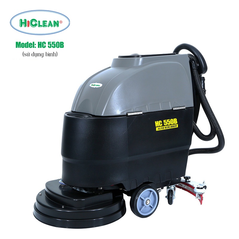 MÁY CHÀ SÀN LIÊN HỢP HICLEAN HC550B DÙNG BÌNH ẮC QUY