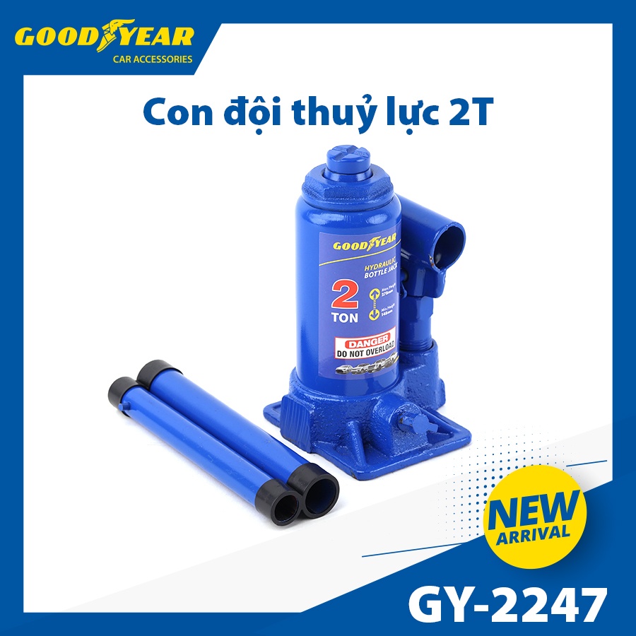 CON ĐỘI THỦY LỰC ĐỨNG 2T GOODYEAR GY-2247