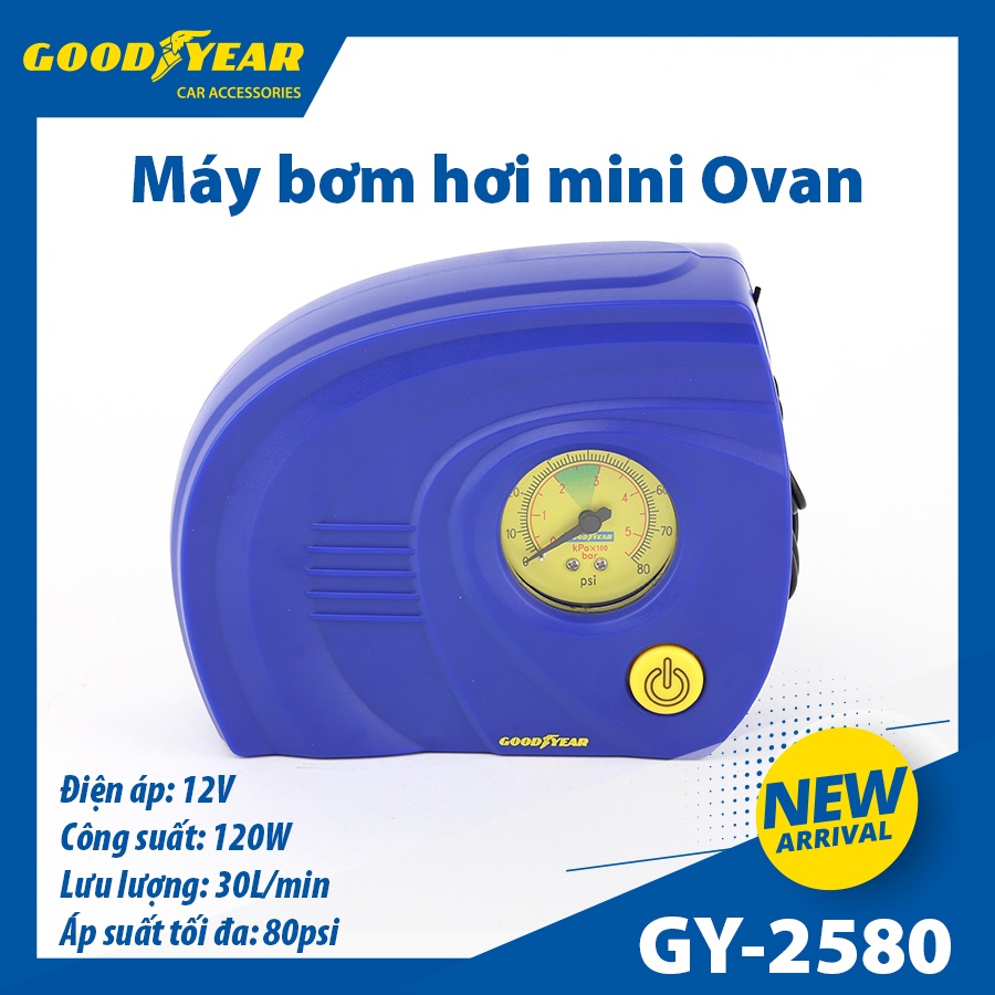 Máy bơm hơi mini - ovan GY-2580 GOODYEAR