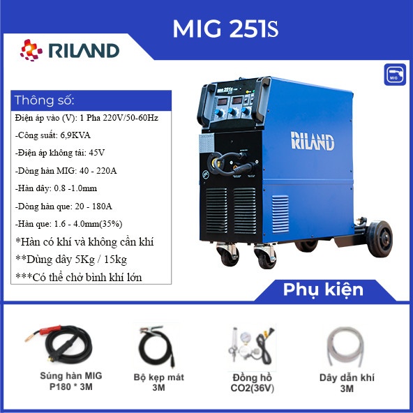 MÁY HÀN RILAND MIG 251S